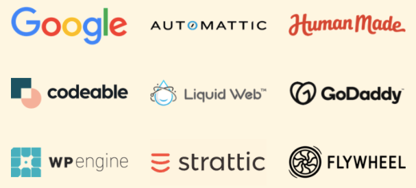 Grid of company Logos