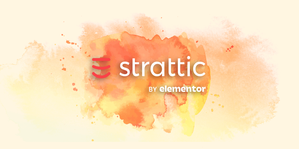 watercolor with Strattic by Elementor logo