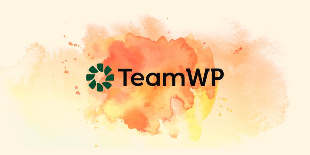 TeamWP and it's logo over the MasterWP colors